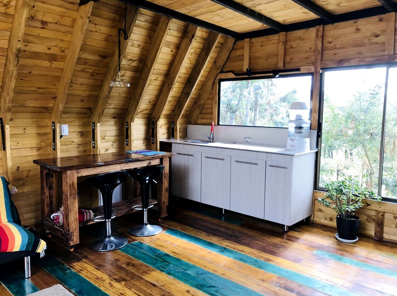 Incredible Lofted A-Frame Nestled Among Nature in Colombia