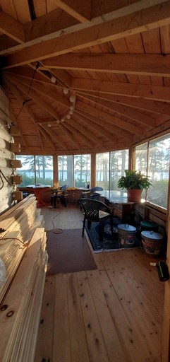 Rustic Glamping Log-Cabin: Coastal Maine | Cabins (Steuben, Maine, United States of America)