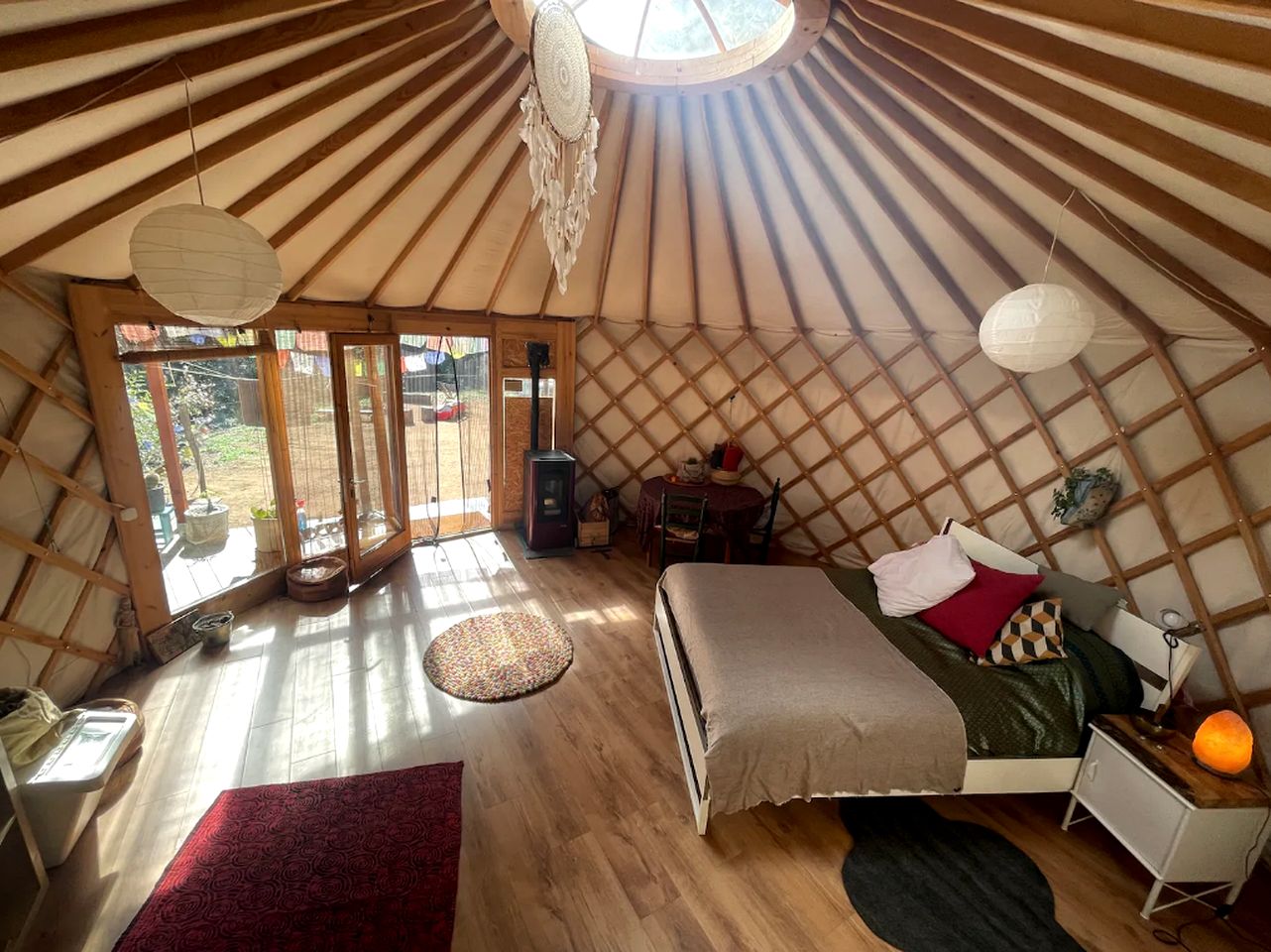 Amazing Off-Grid Yurt Fully Equipped with Fire Pit and Views in Spain