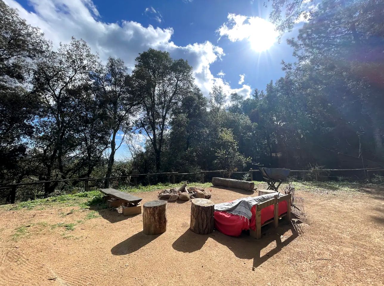 Amazing Off-Grid Yurt Fully Equipped with Fire Pit and Views in Spain