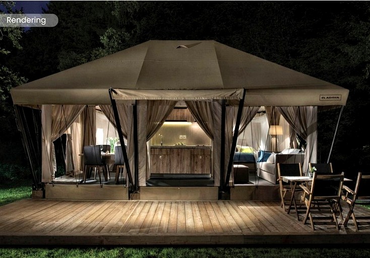 Gorgeous Tented Cabin for a Unique Glamping Getaway with Resort Amenities near Nazaré, Portugal