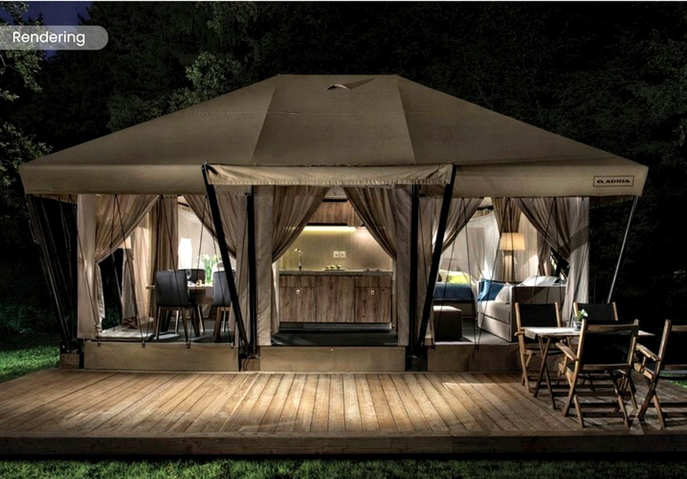 Gorgeous Tented Cabin for a Unique Glamping Getaway with Resort Amenities near Nazaré, Portugal