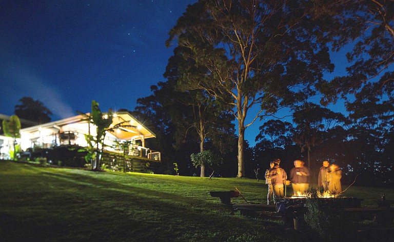 This spacious Wallis Lake accommodation has space for up to 20 guests, making it one of the top family getaways NSW has on offer