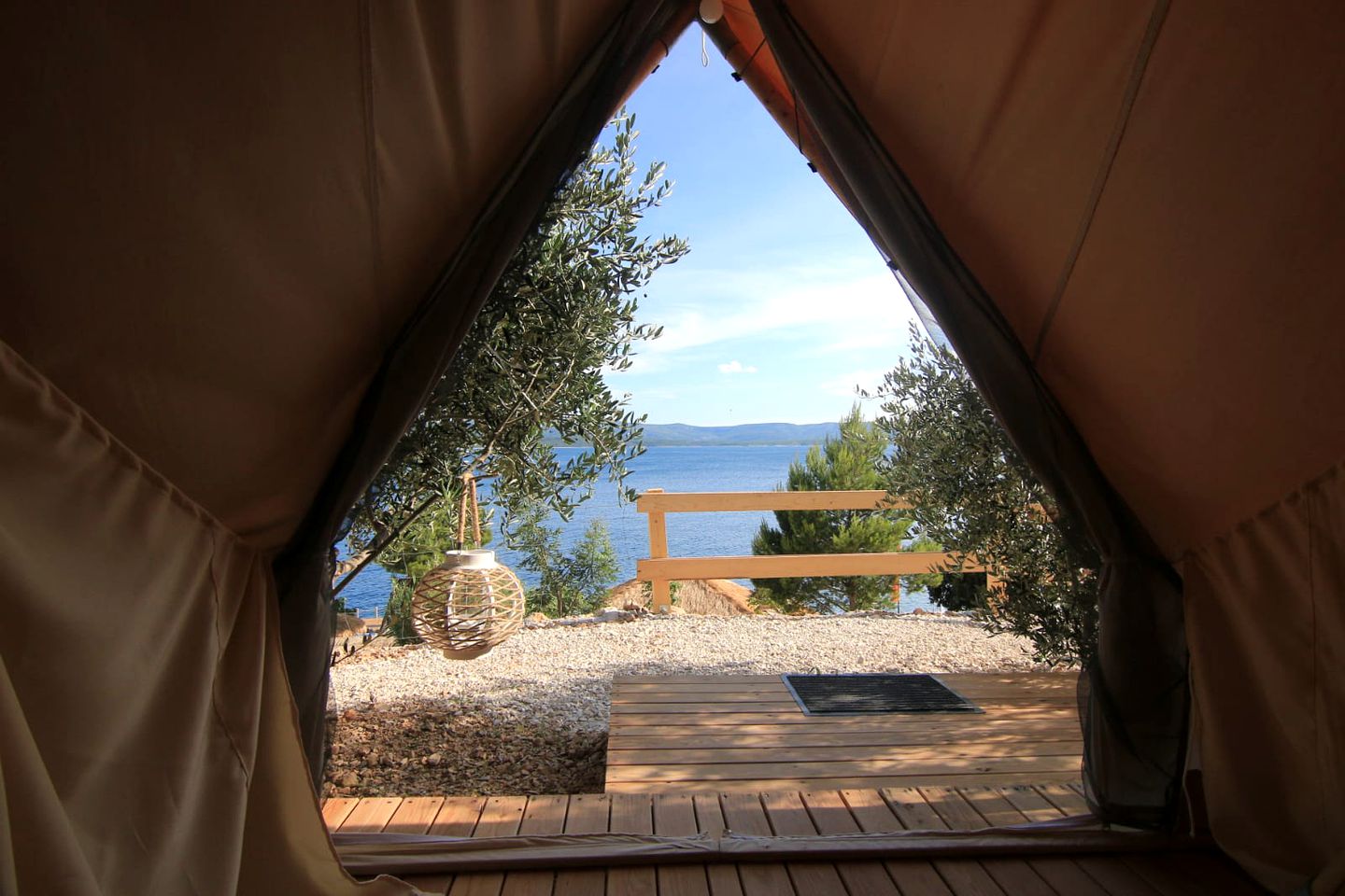 Beach Rental Perfect for Luxury Camping on Brac Island in Croatia