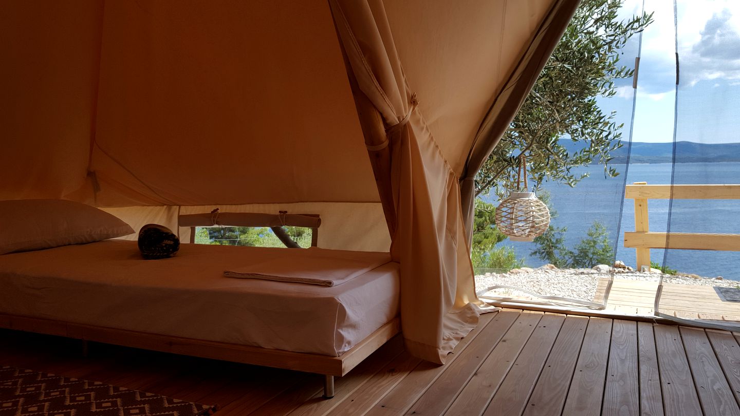 Beach Rental Perfect for Luxury Camping on Brac Island in Croatia