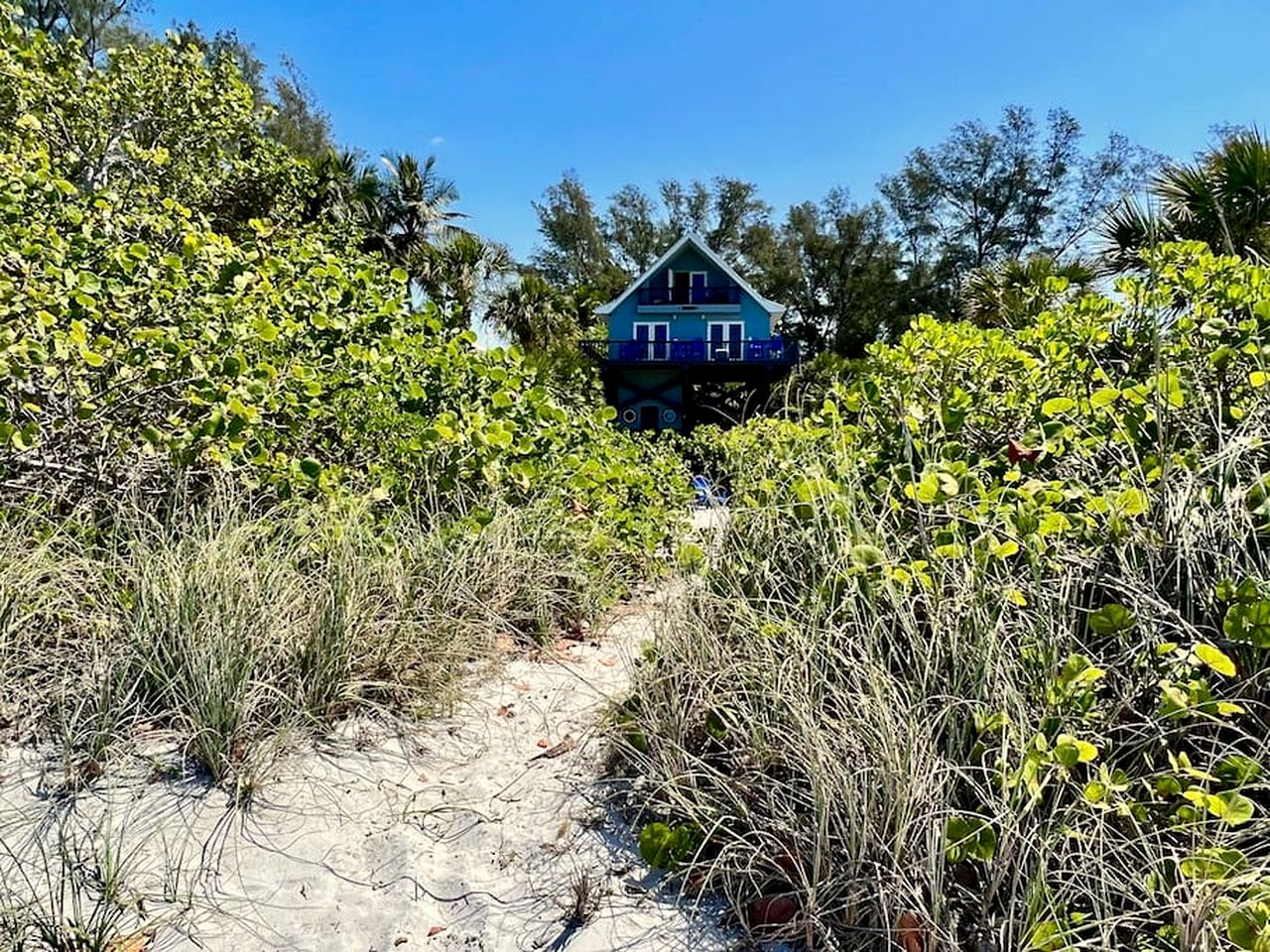 Family-Friendly Beach House with Dock & Kayaks on Secluded Little Gasparilla Island near Boca Grande, Florida