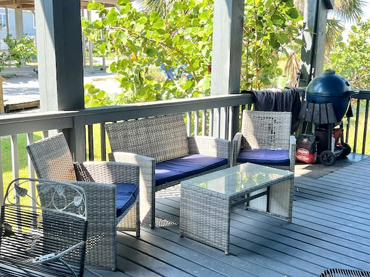 Family-Friendly Beach House with Dock & Kayaks on Secluded Little Gasparilla Island near Boca Grande, Florida