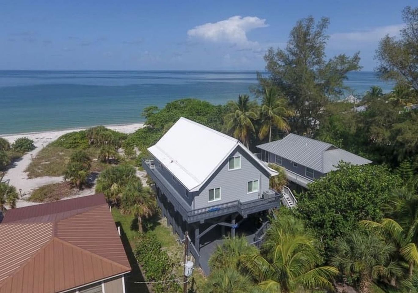 Family-Friendly Beach House with Dock & Kayaks on Secluded Little Gasparilla Island near Boca Grande, Florida