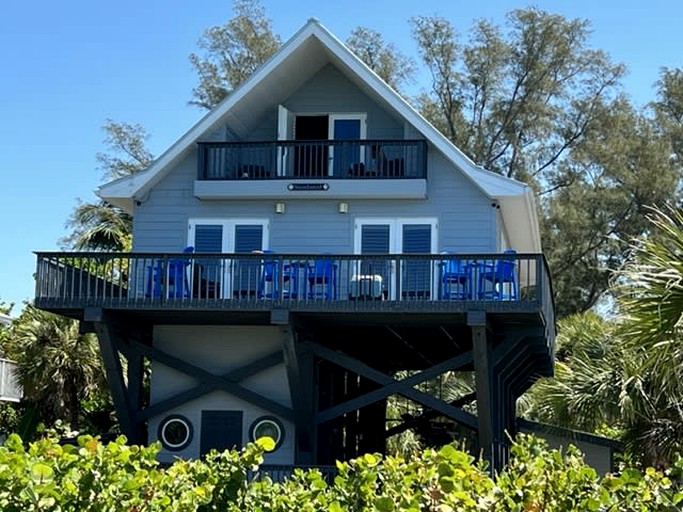 Family-Friendly Beach House with Dock & Kayaks on Secluded Little Gasparilla Island near Boca Grande, Florida