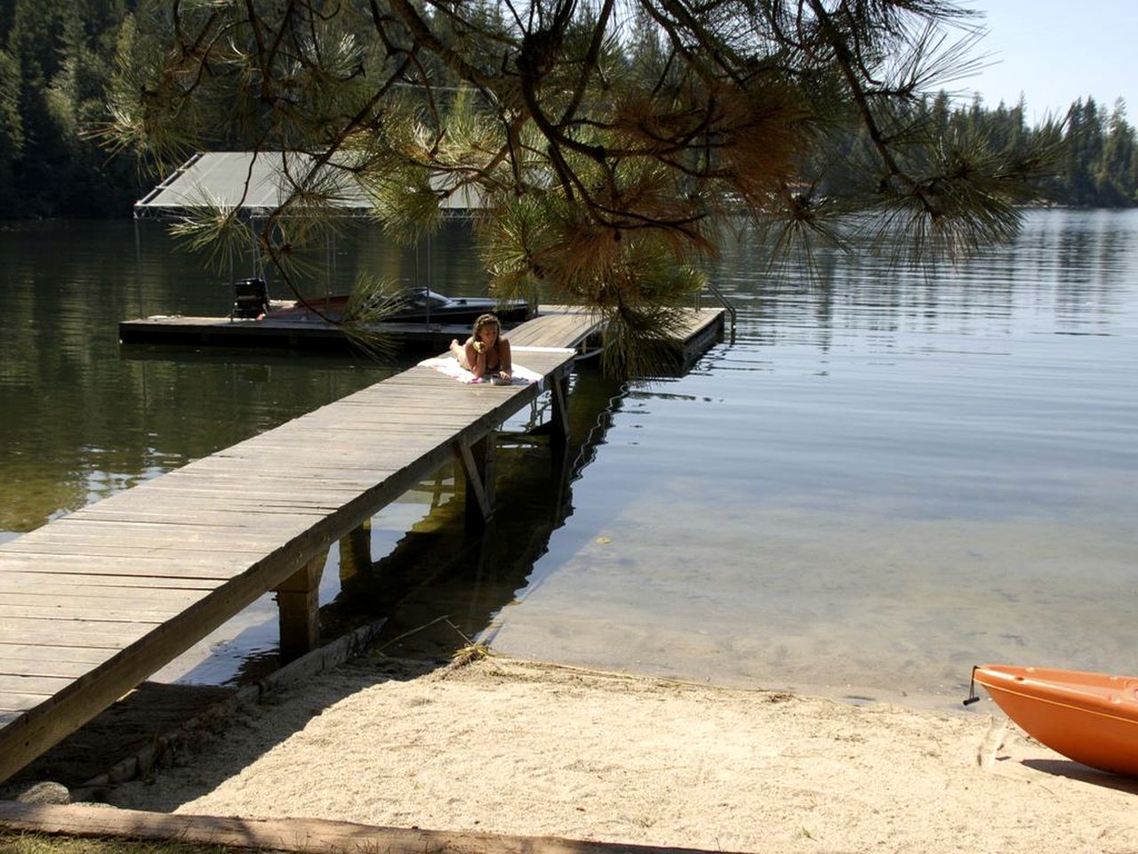 Secluded and Spacious Family Cabin Rental on Hayden Lake, Idaho