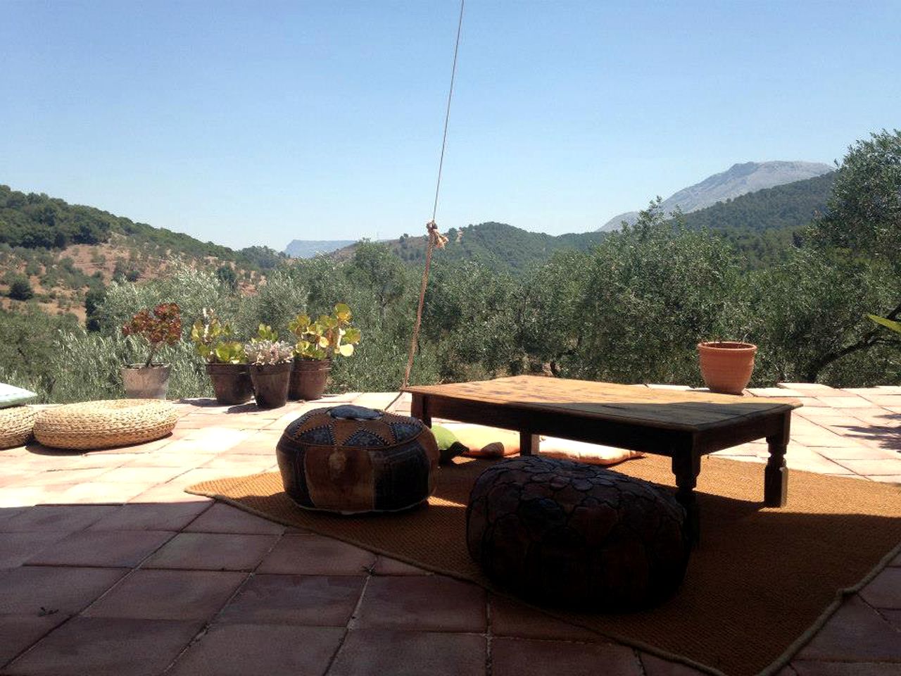 Secluded Bell Tent on a Peaceful Yoga Retreat in Andalusia, Spain