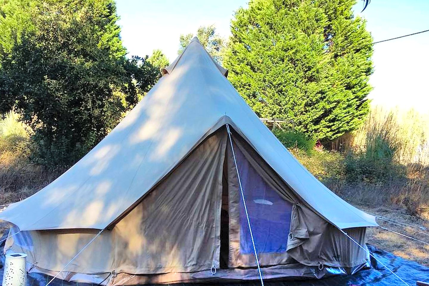 Secluded Bell Tent Rental with a Pool in Zambujeira do Mar, Beja District, Portugal