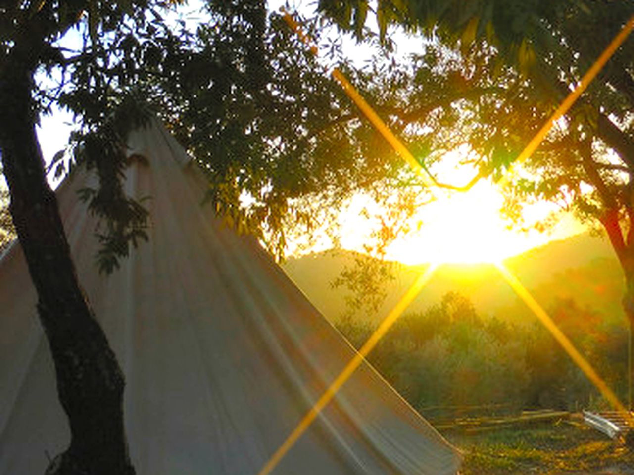 Secluded Bell Tent on a Peaceful Yoga Retreat in Andalusia, Spain