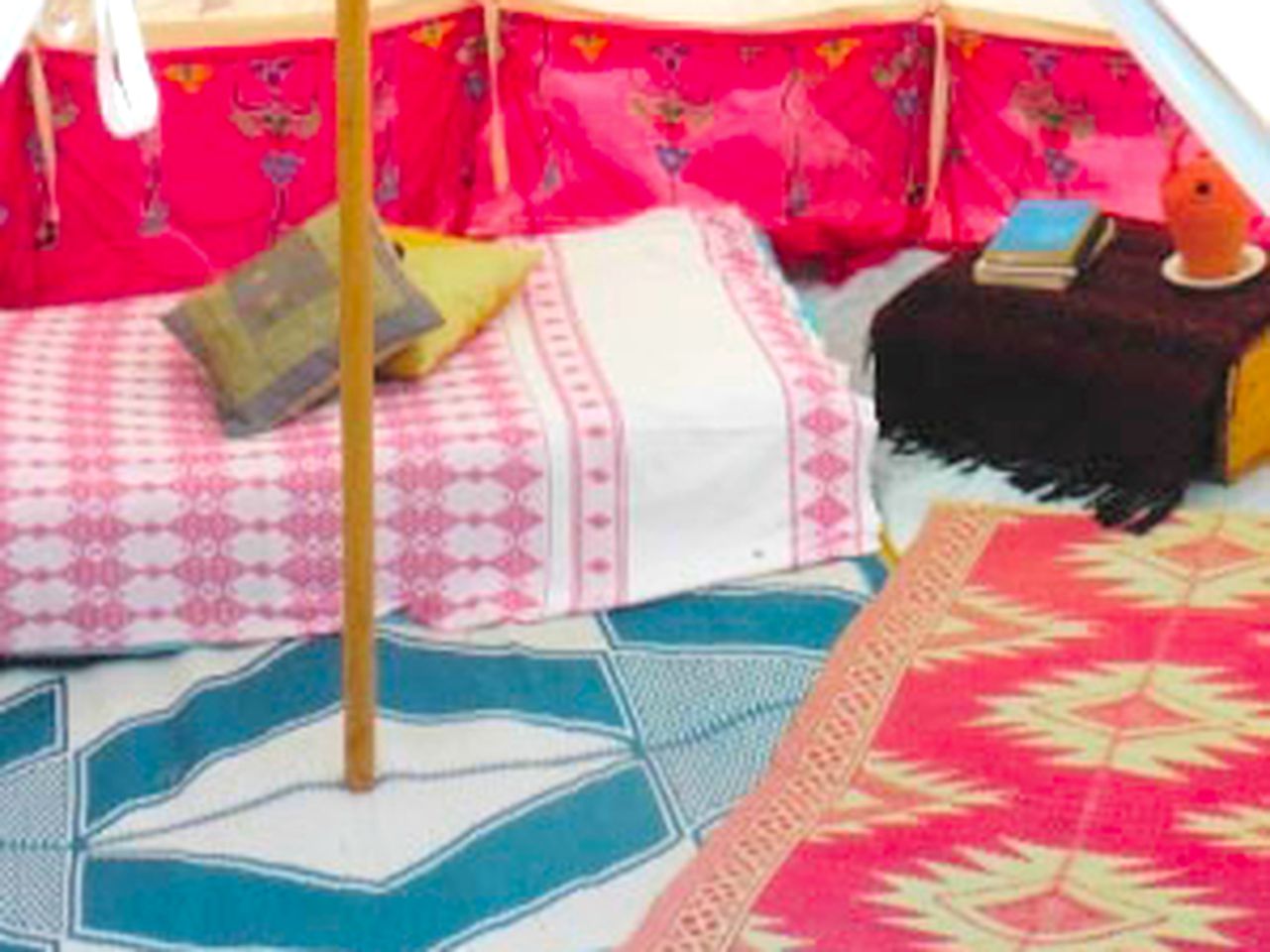 Secluded Bell Tent on a Peaceful Yoga Retreat in Andalusia, Spain