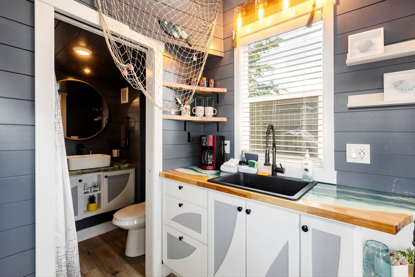 Secluded Bliss: Contemporary Tiny House with Deck in Apple Valley