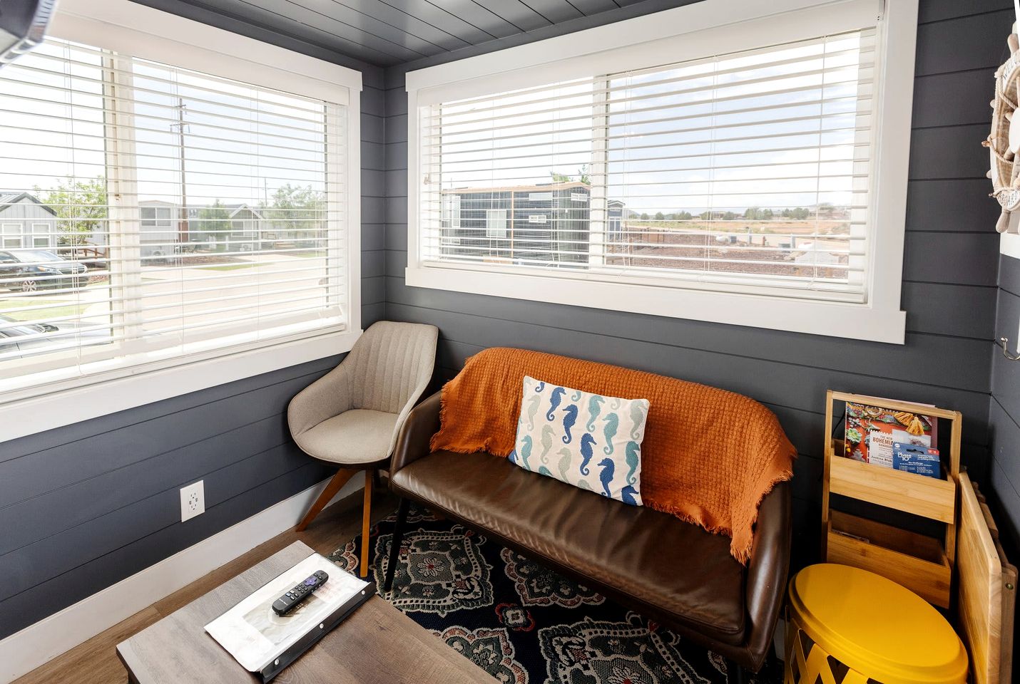 Secluded Bliss: Contemporary Tiny House with Deck in Apple Valley