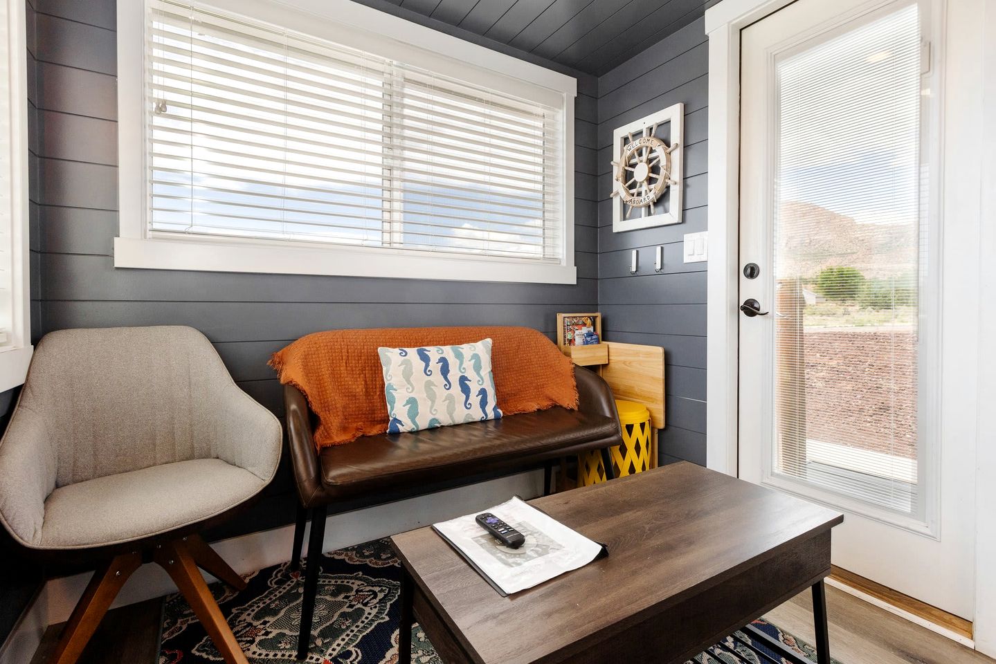 Secluded Bliss: Contemporary Tiny House with Deck in Apple Valley