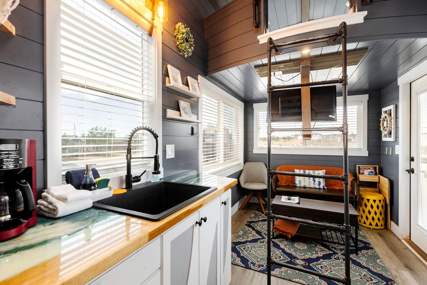 Secluded Bliss: Contemporary Tiny House with Deck in Apple Valley