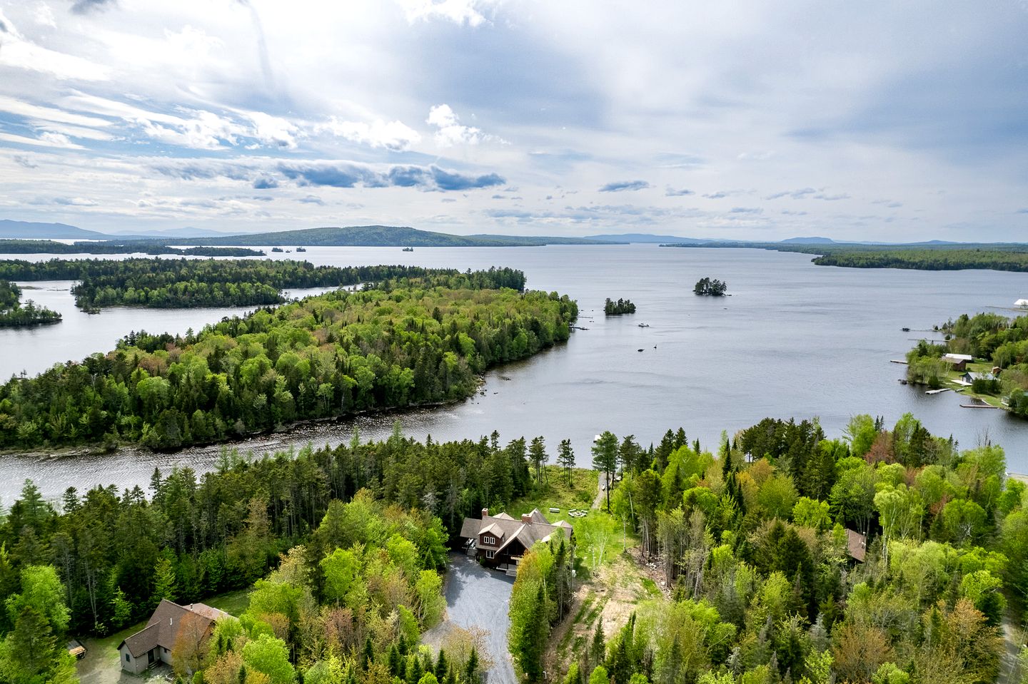 Secluded Cabin with Fireplace and Games in Lily Bay Township, Maine