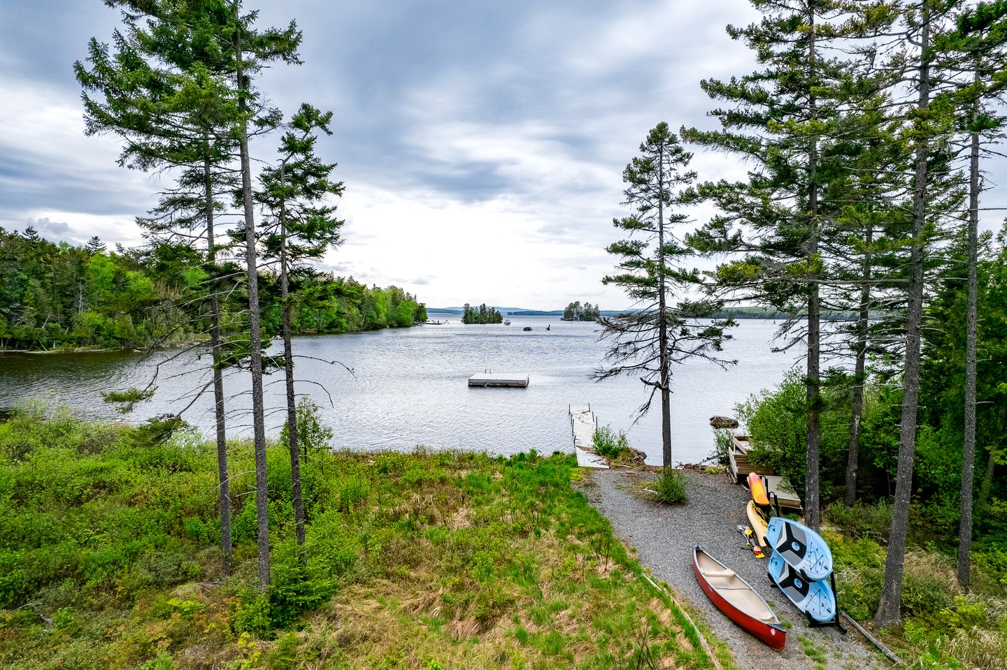 Secluded Cabin with Fireplace and Games in Lily Bay Township, Maine