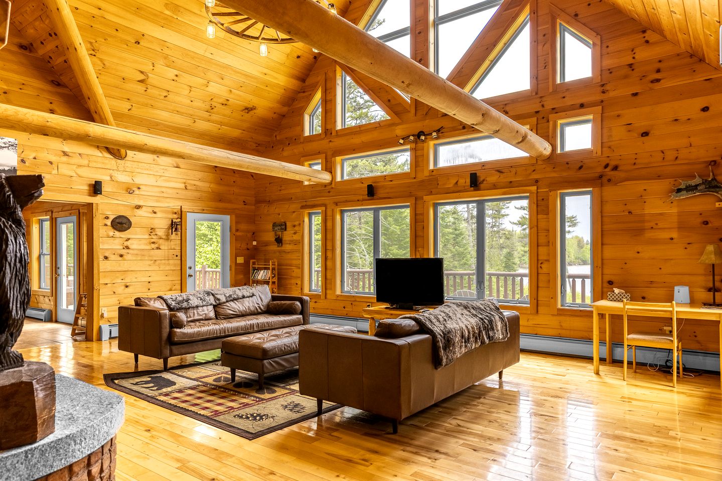 Secluded Cabin with Fireplace and Games in Lily Bay Township, Maine