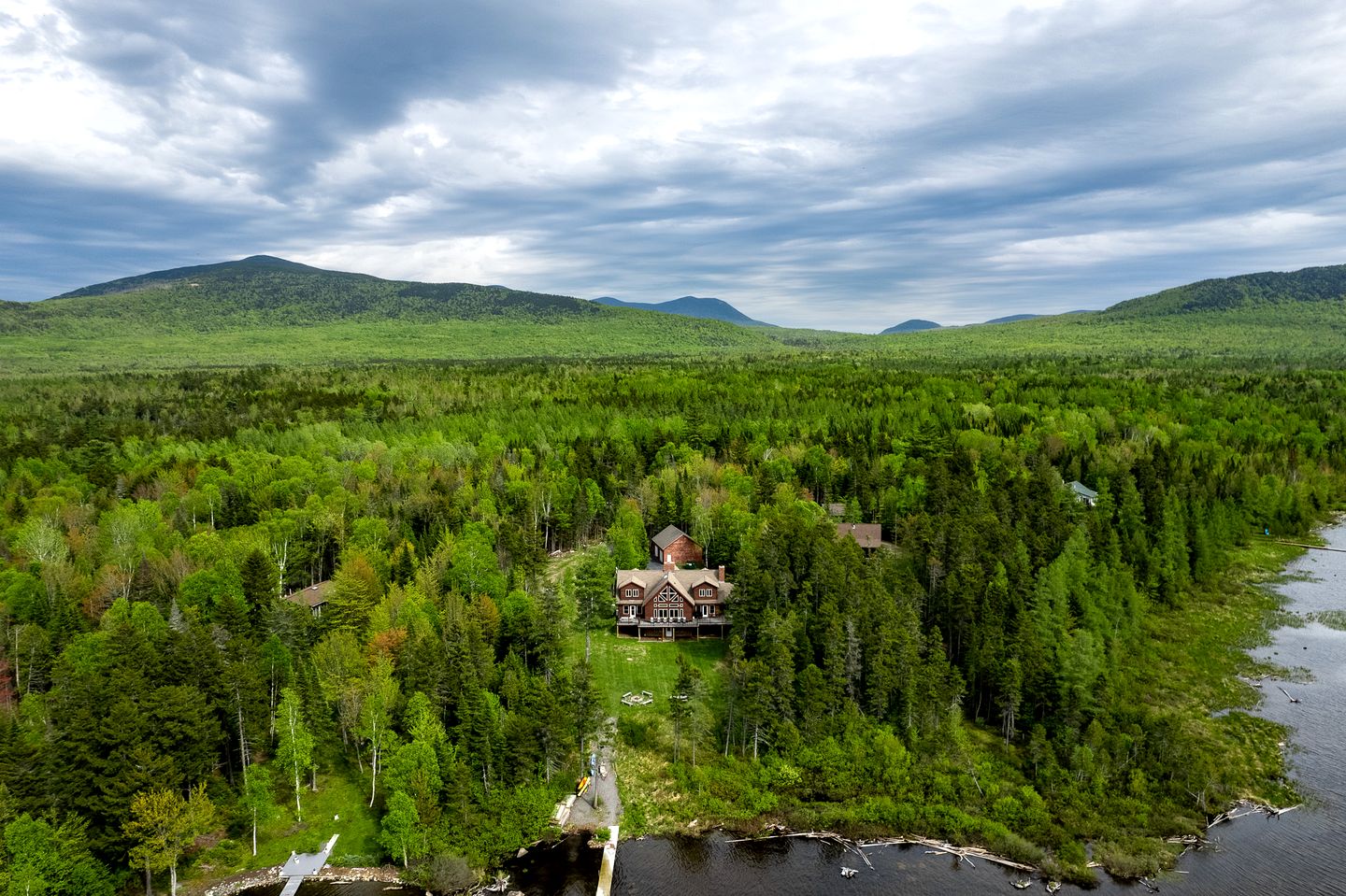 Secluded Cabin with Fireplace and Games in Lily Bay Township, Maine