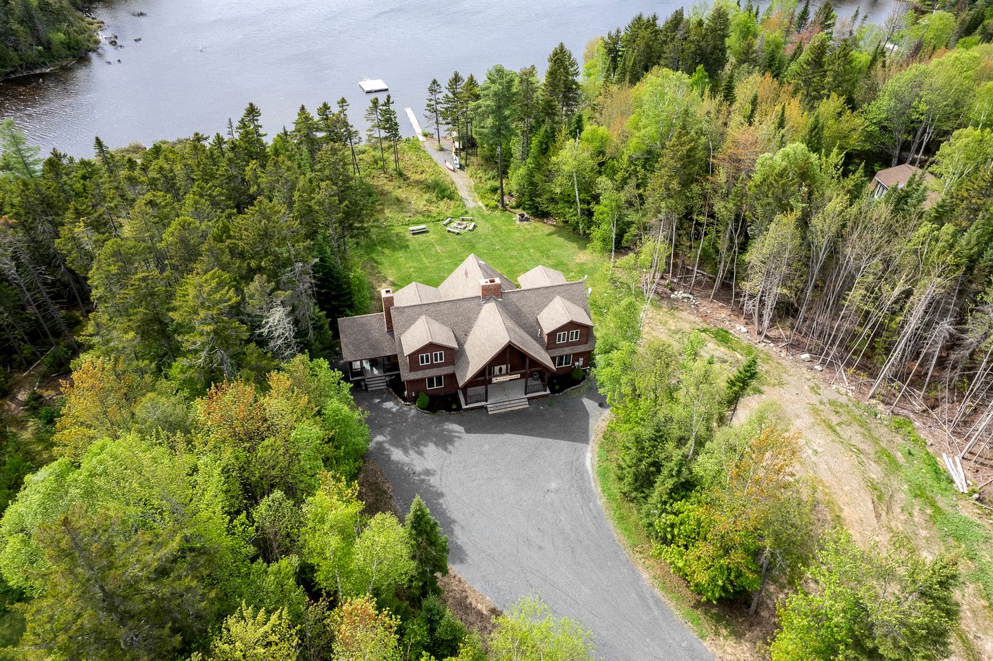 Secluded Cabin with Fireplace and Games in Lily Bay Township, Maine