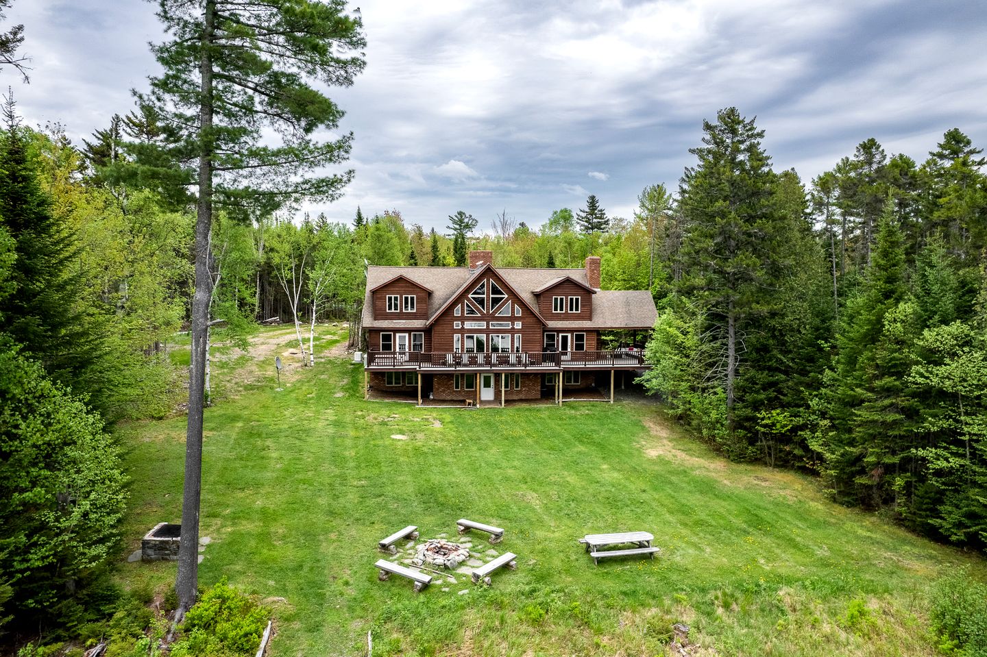 Secluded Cabin with Fireplace and Games in Lily Bay Township, Maine