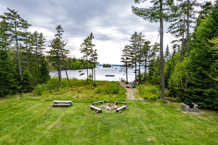 Cabins (United States of America, Lily Bay Township, Maine)