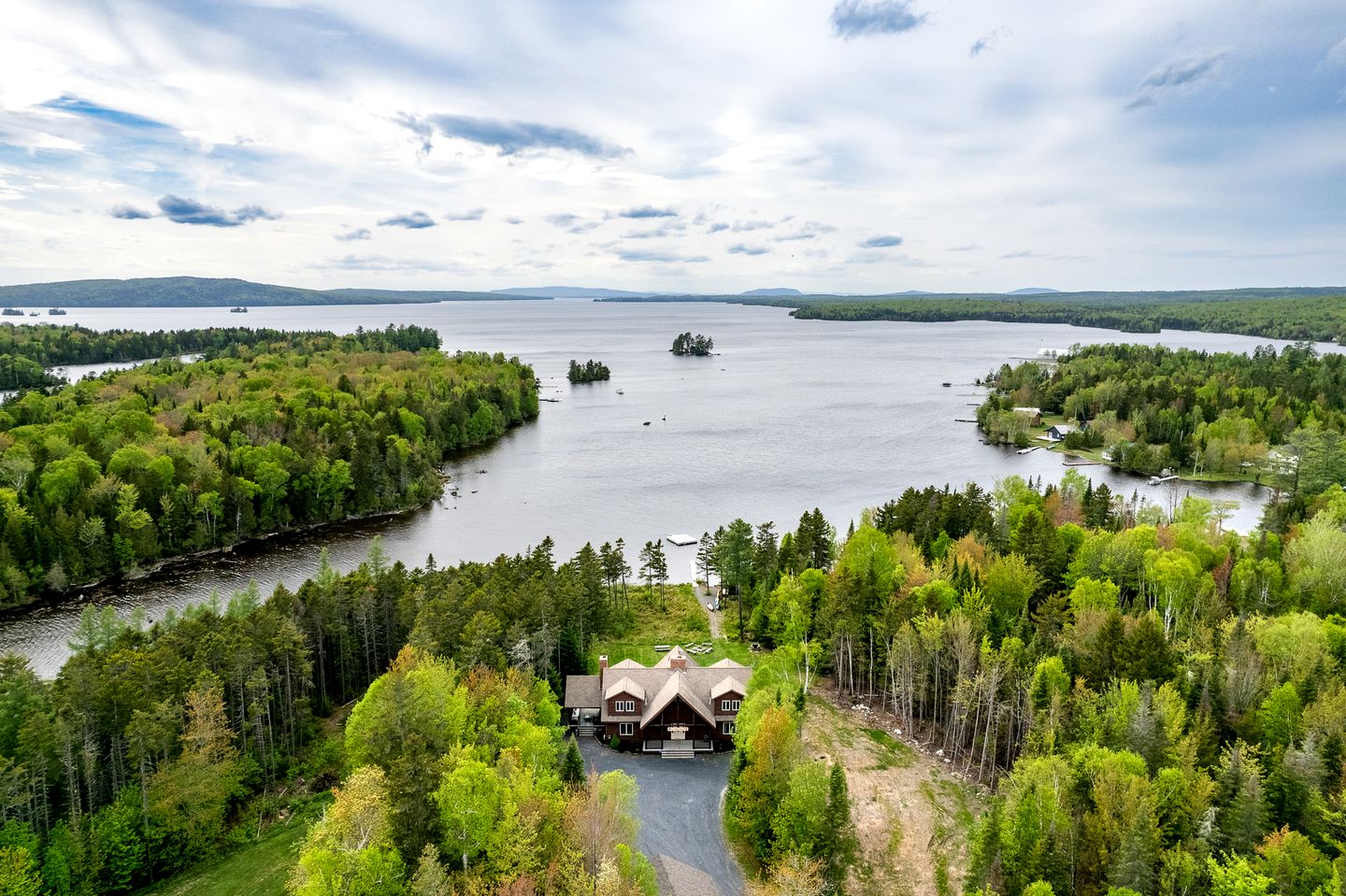 Secluded Cabin with Fireplace and Games in Lily Bay Township, Maine