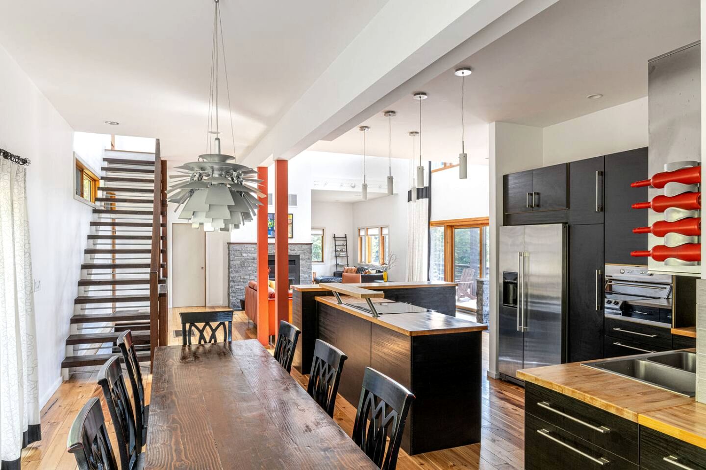 Secluded Contemporary Haven with Fire Pit & Sweeping Vistas in Margaretville, New York