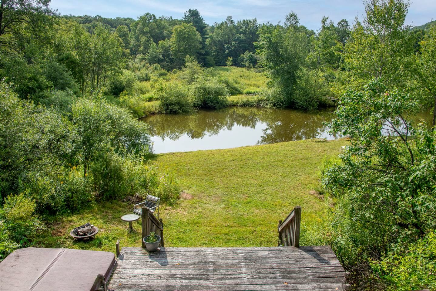 Secluded Creative Hideaway with Pond, Porch & Forest Views in Andes, New York