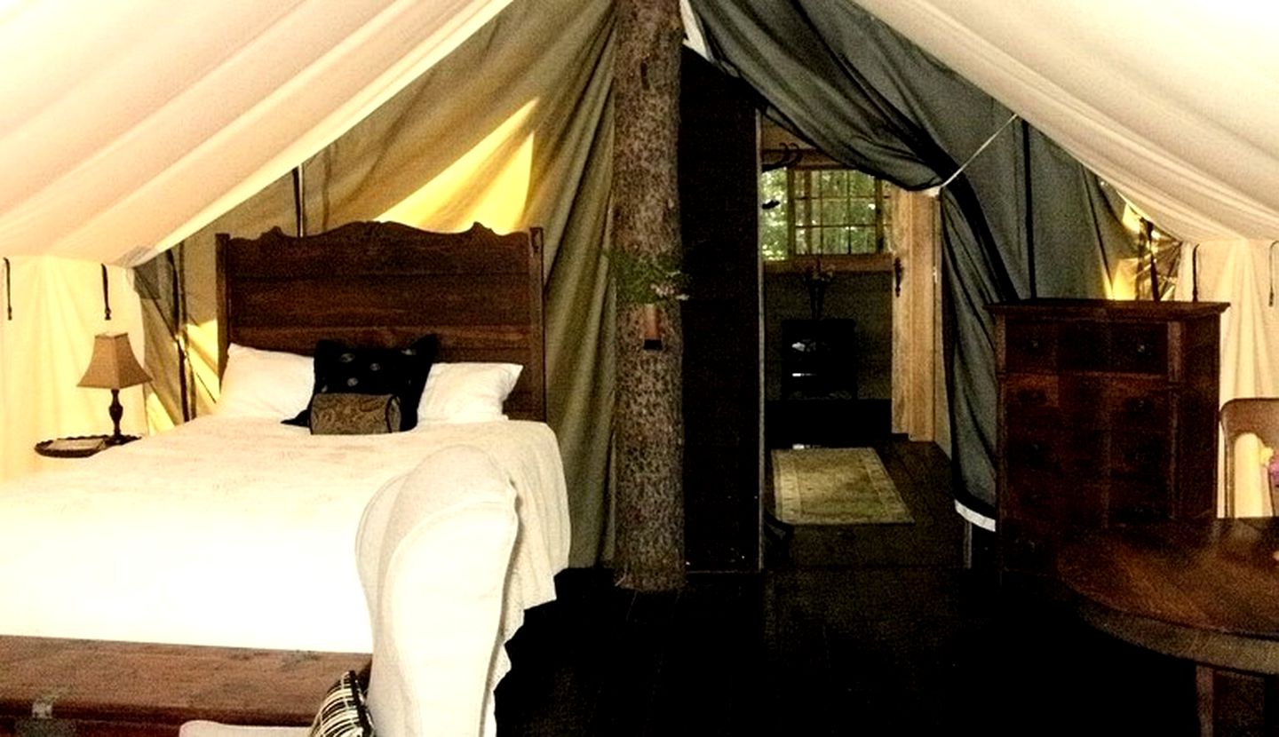 Luxury Tent in Upstate New York Glamping Hub