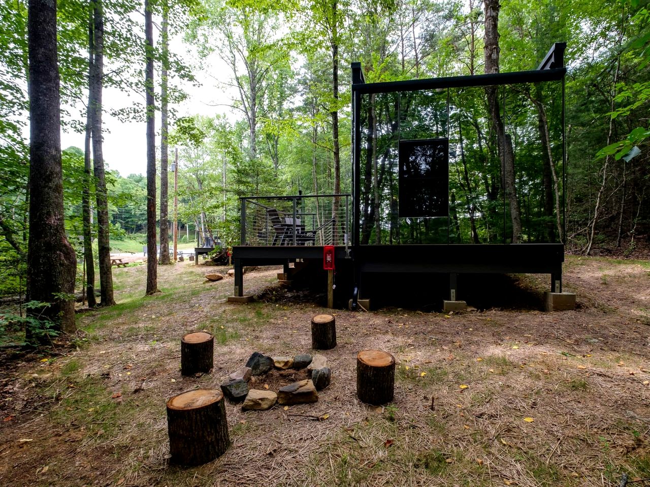 Secluded Invisible Tiny House in Transylvania County, North Carolina