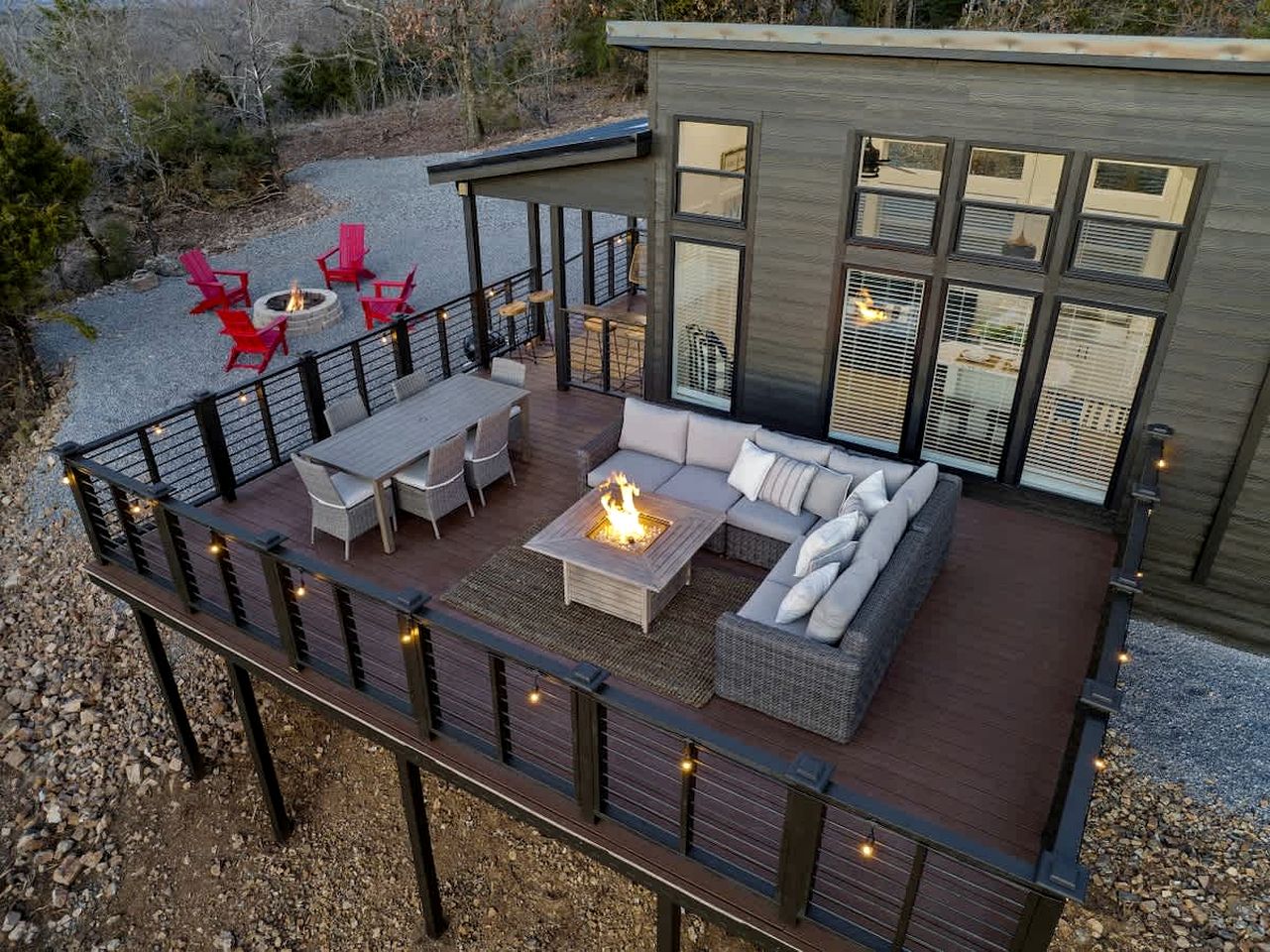 Serene Tiny Home Retreat with Sunrise Lake & Mountain Views in Pushmataha County, Oklahoma