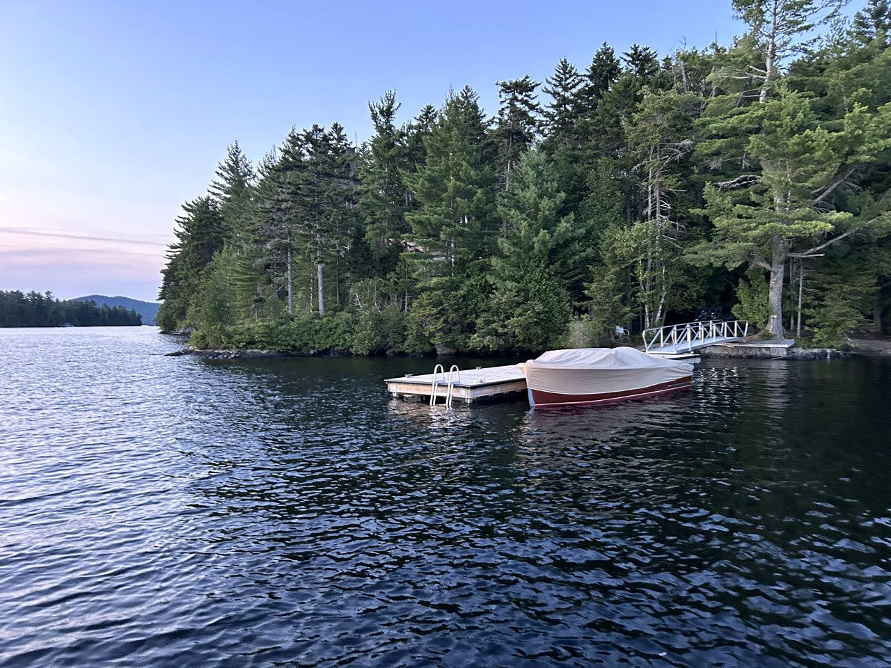 Secluded Lakefront Hideaway with Dock, Fire Pit & Forest Views in Greenville, Maine