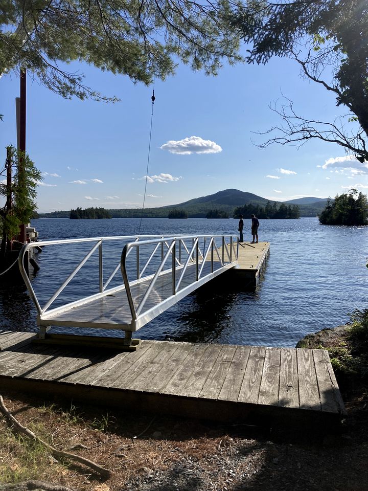 Secluded Lakefront Hideaway with Dock, Fire Pit & Forest Views in Greenville, Maine
