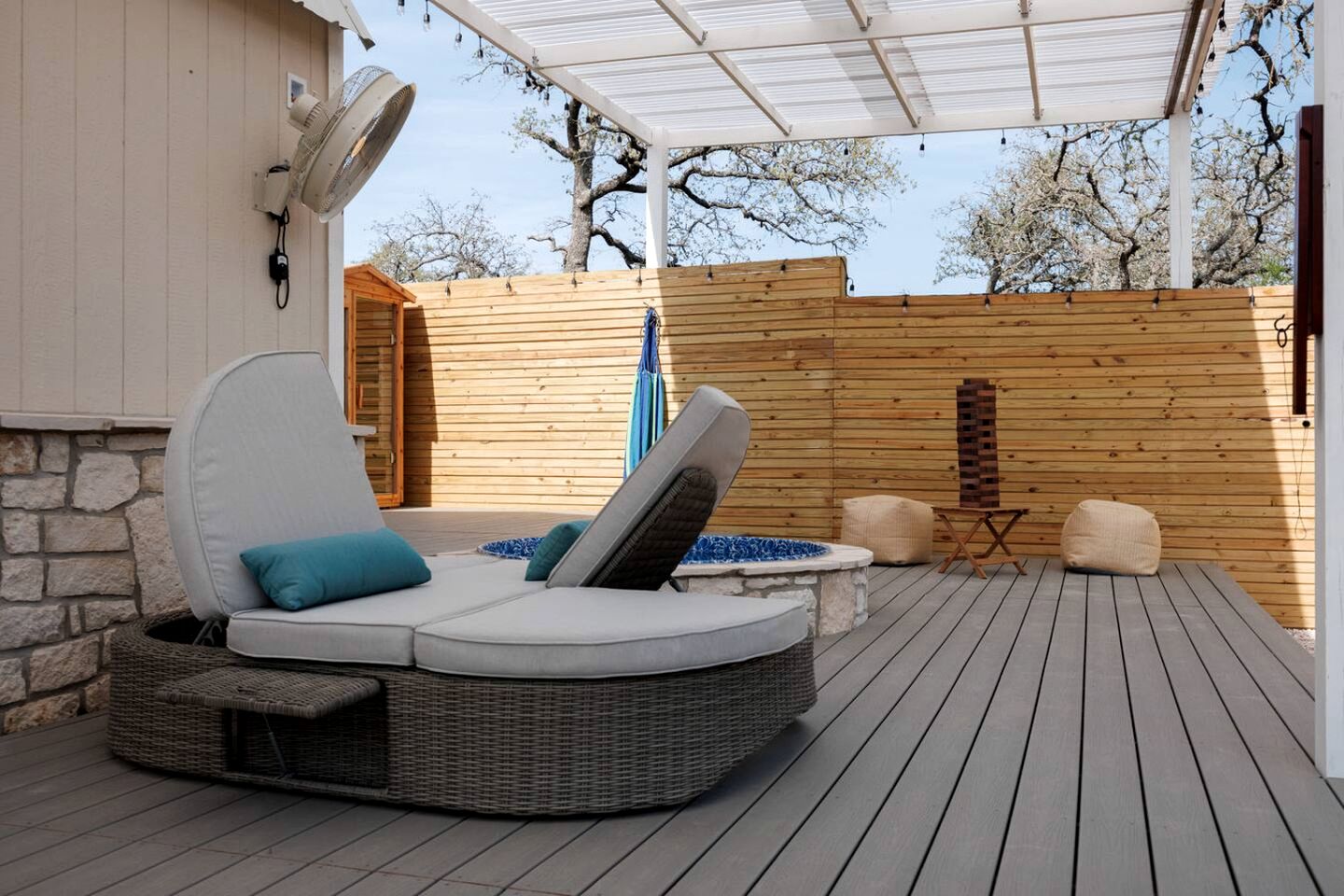 Secluded Luxury Couples Cabin with a Sauna and a Pool, Perfect for a Romantic Weekend in Texas Hill Country