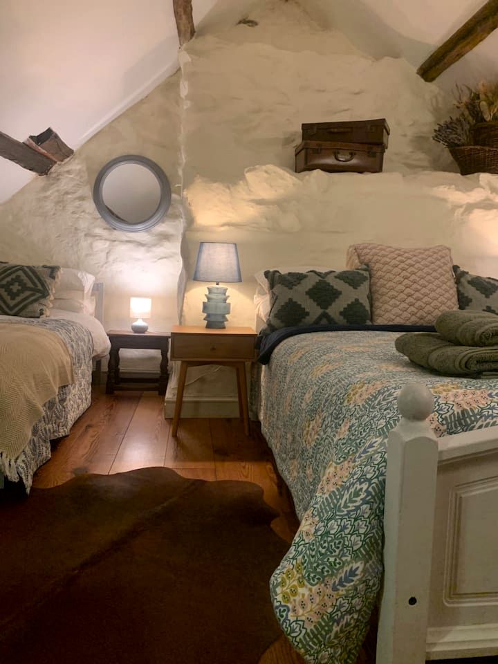 Secluded Historic Cottage with Mountain Views near Cader Idris in Snowdonia, Wales