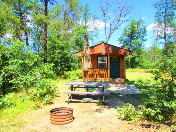 Secluded Cabin Near Reed City Michigan