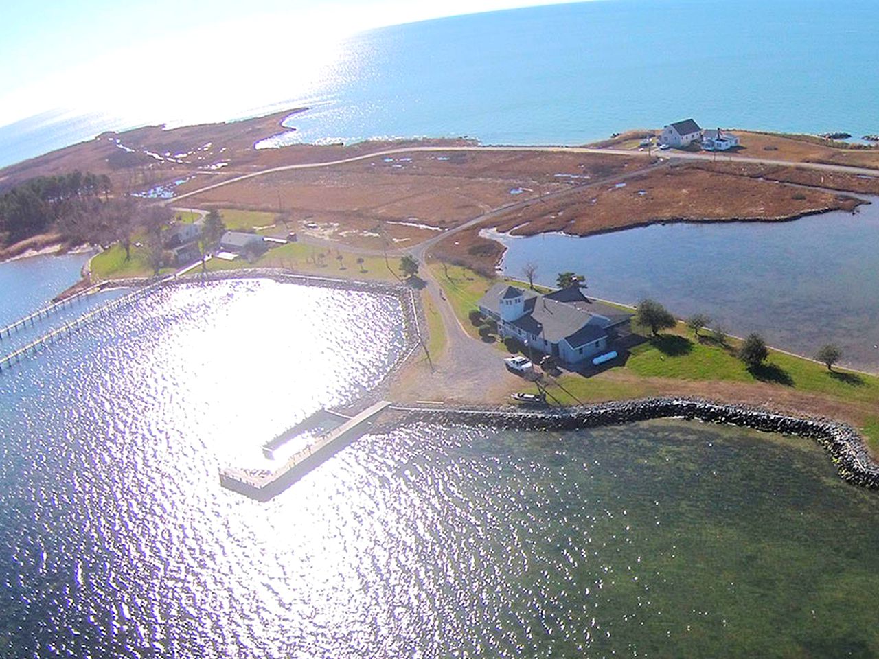 Secluded Riverfront Lodge Getaway on Hooper's Island in the Chesapeake Bay, Maryland