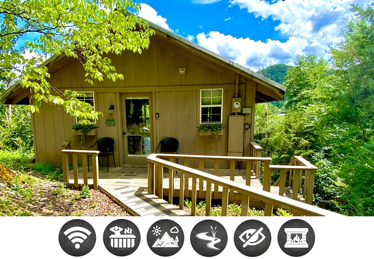 Secluded Cabin with Hot-Tub and River Views in Tennessee