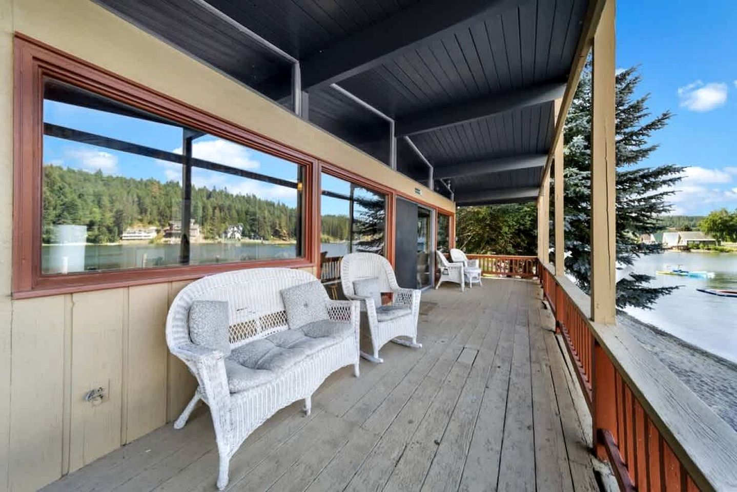 Secluded, Rustic Lakefront Home, Nestled on the Peaceful Shores of Lake Coeur d’Alene, Idaho