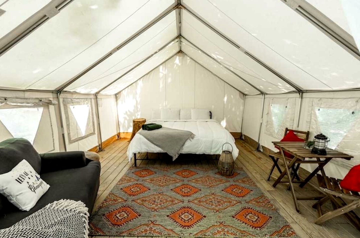Secluded Safari Tent Getaway: Glamp in Style in Broadalbin, New York