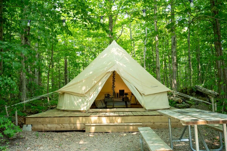Bell Tents (Canada, Northern Bruce Peninsula, Ontario)