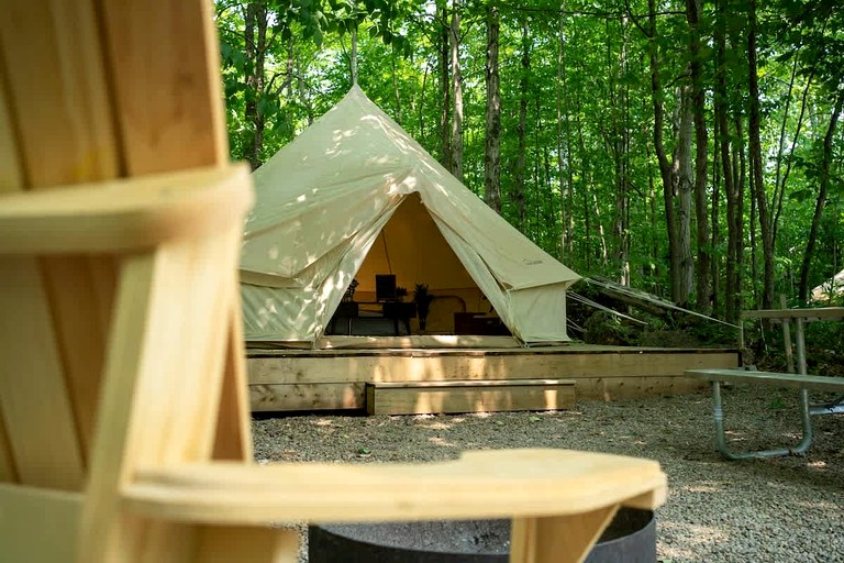 Bell Tents (Canada, Northern Bruce Peninsula, Ontario)