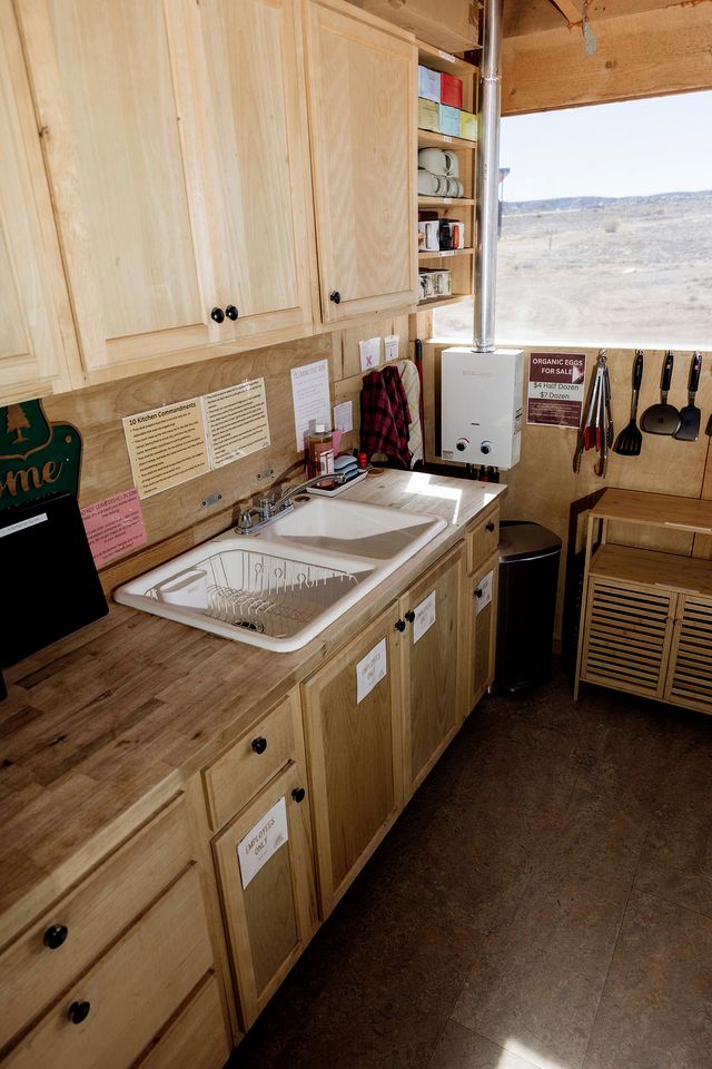 Secluded Sustainable Bell Tent Retreat with Private Decks Near Monticello, Utah