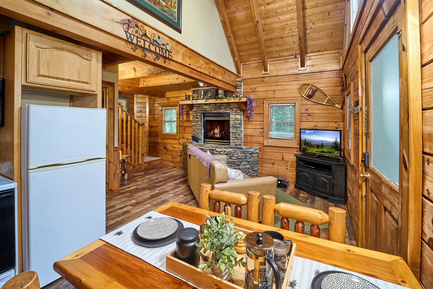 Secluded Smoky Mountain Cabin with Fireplace near Gatlinburg, Tennessee
