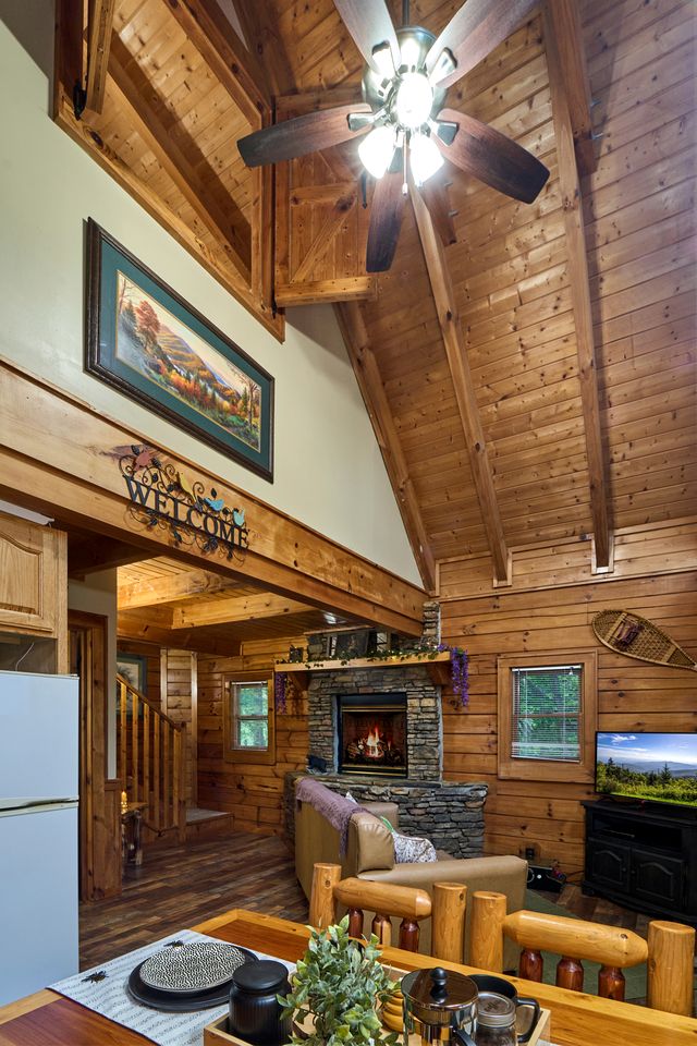 Secluded Smoky Mountain Cabin with Fireplace near Gatlinburg, Tennessee