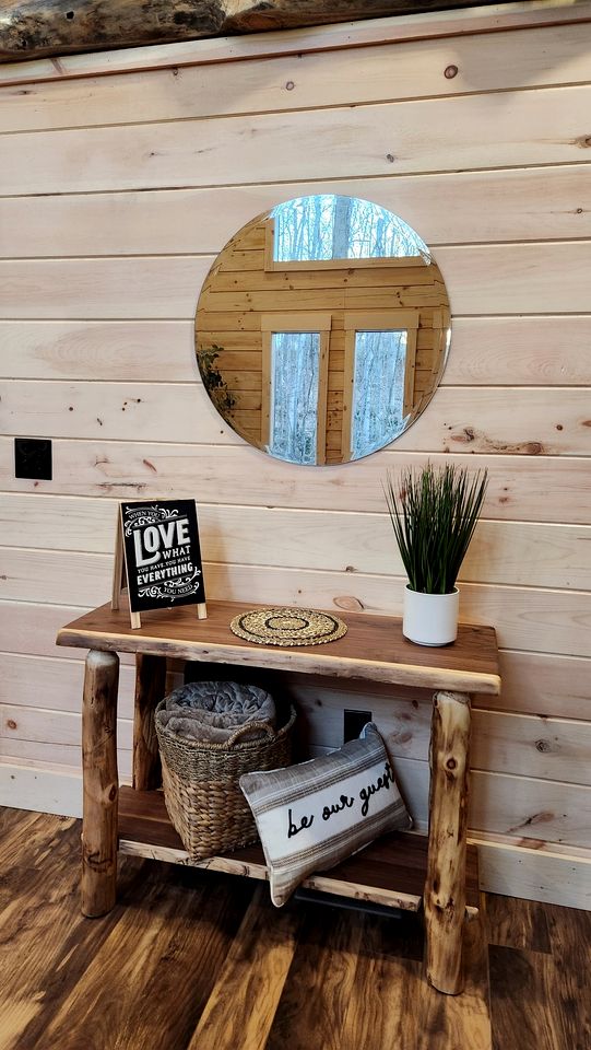 Secluded Wooden Cabin with Fire Pit, Barbecue and Hot-tub in Campbellsville, Kentucky